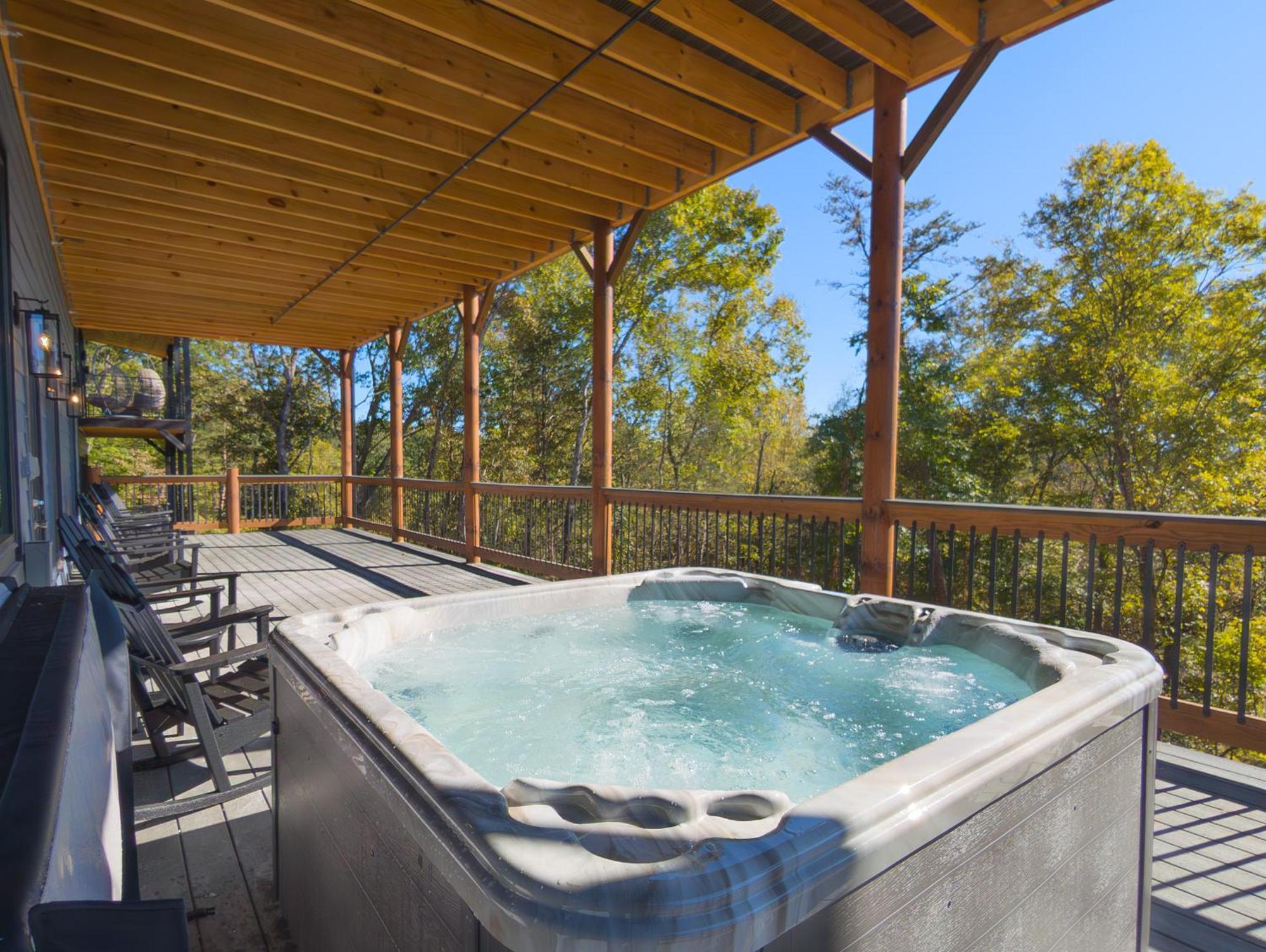Luxury 12-Bedroom Cabin With Indoor Pool, Hot Tub & Movie Theater, Sleeps 36 Sevierville Exteriör bild